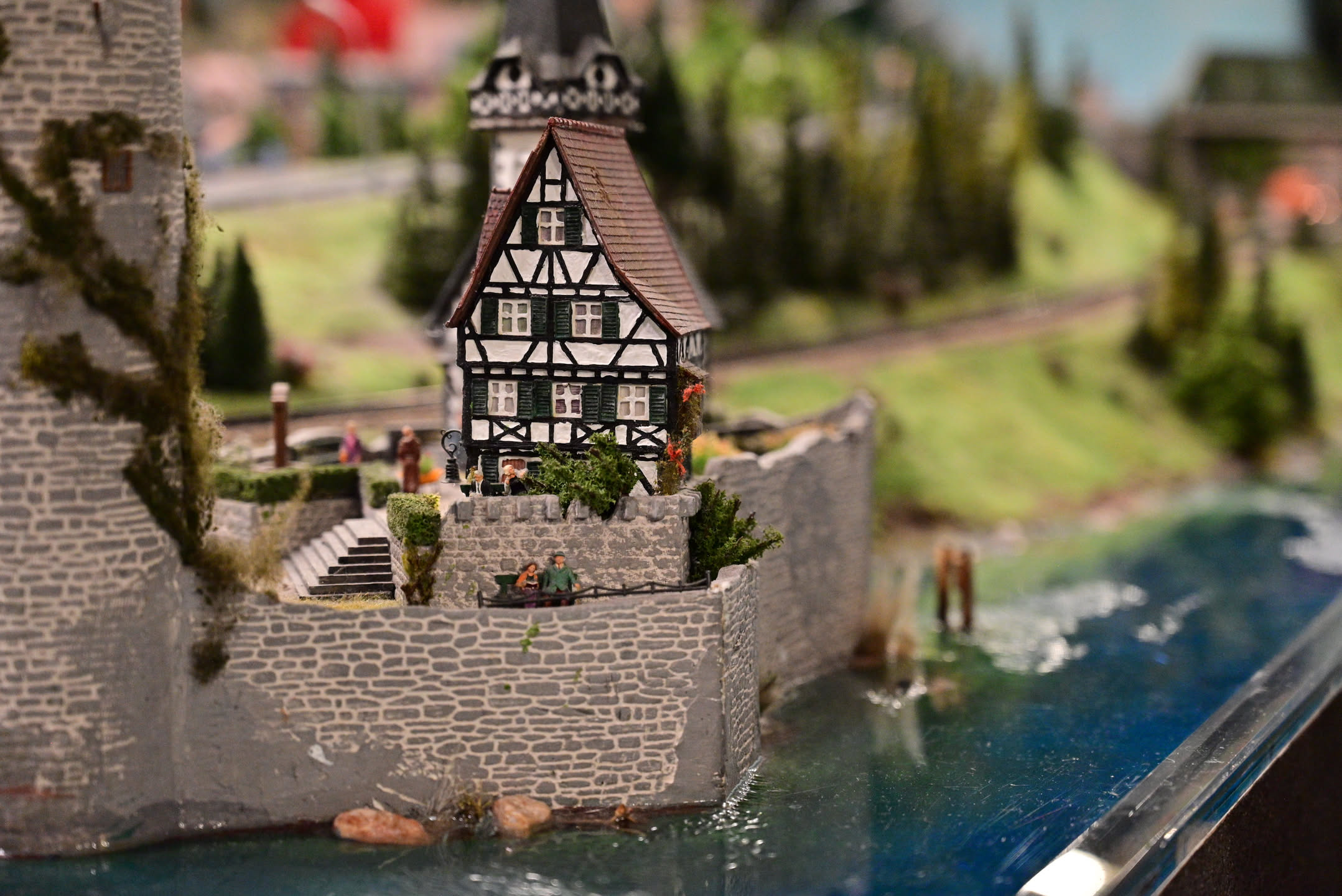 傳統德式風格的小房子，也可以在法國 Colmar 及鄰近地區看到