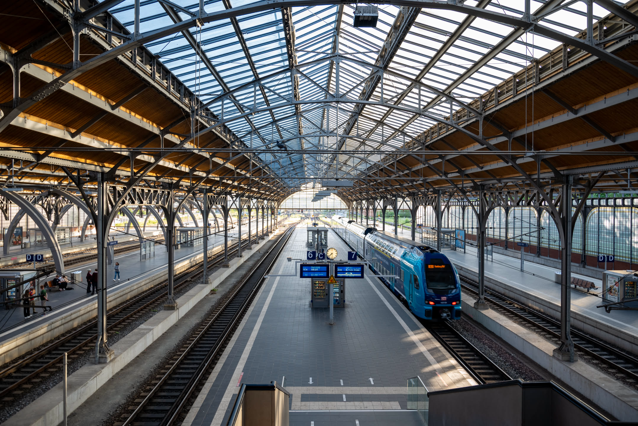 最後從呂北克火車總站回漢堡，繼續接下來的旅程。